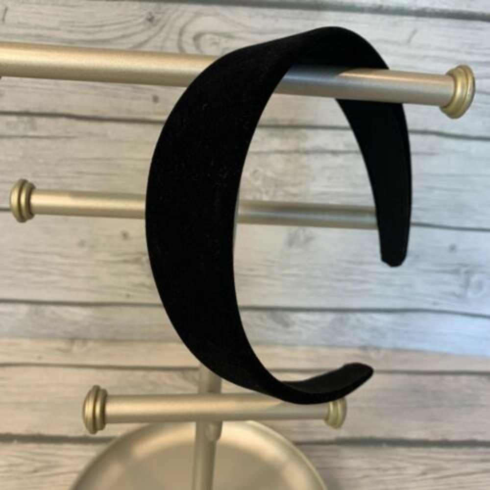 Women Wide Headband Black Velvety Fashion Head Hoop Nonslip Hair Accessories